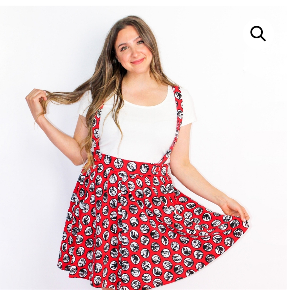 Jurassic Park Cakeworty Medium Overall Skirt